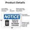 Signmission Place All Trash In The Proper Container, 18 in W x Rectangle, Aluminum OS-2PACK-NS-A-1218-L-16343 - alternate 5